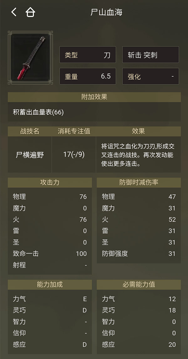 艾爾登法環武士用什麽武器好