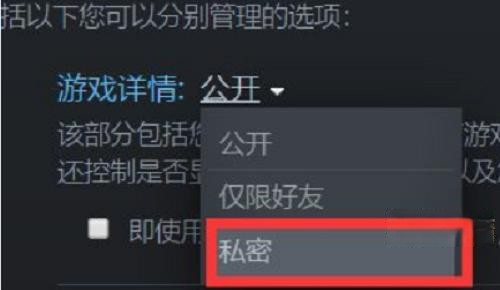 steam怎么隐藏自己在玩什么