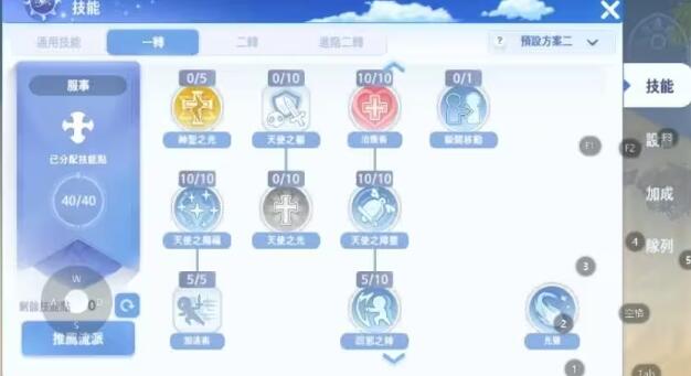 仙境传说：爱如初见牧师技能加点指南