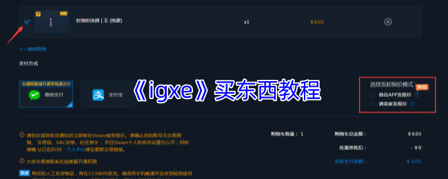 《igxe》購物指南與技巧