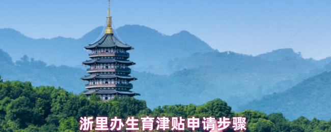 《浙裏辦》浙裏辦申請生育津貼的詳細流程指南