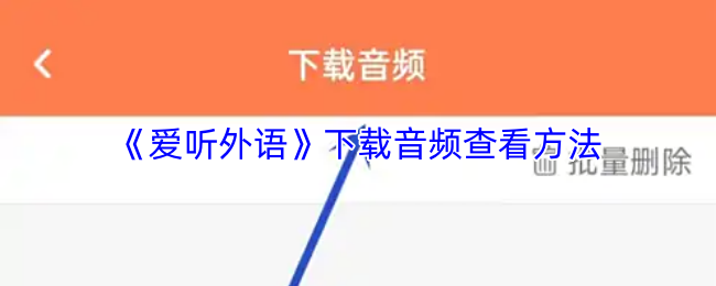 《爱听外语》下載音频的查看技巧与指南